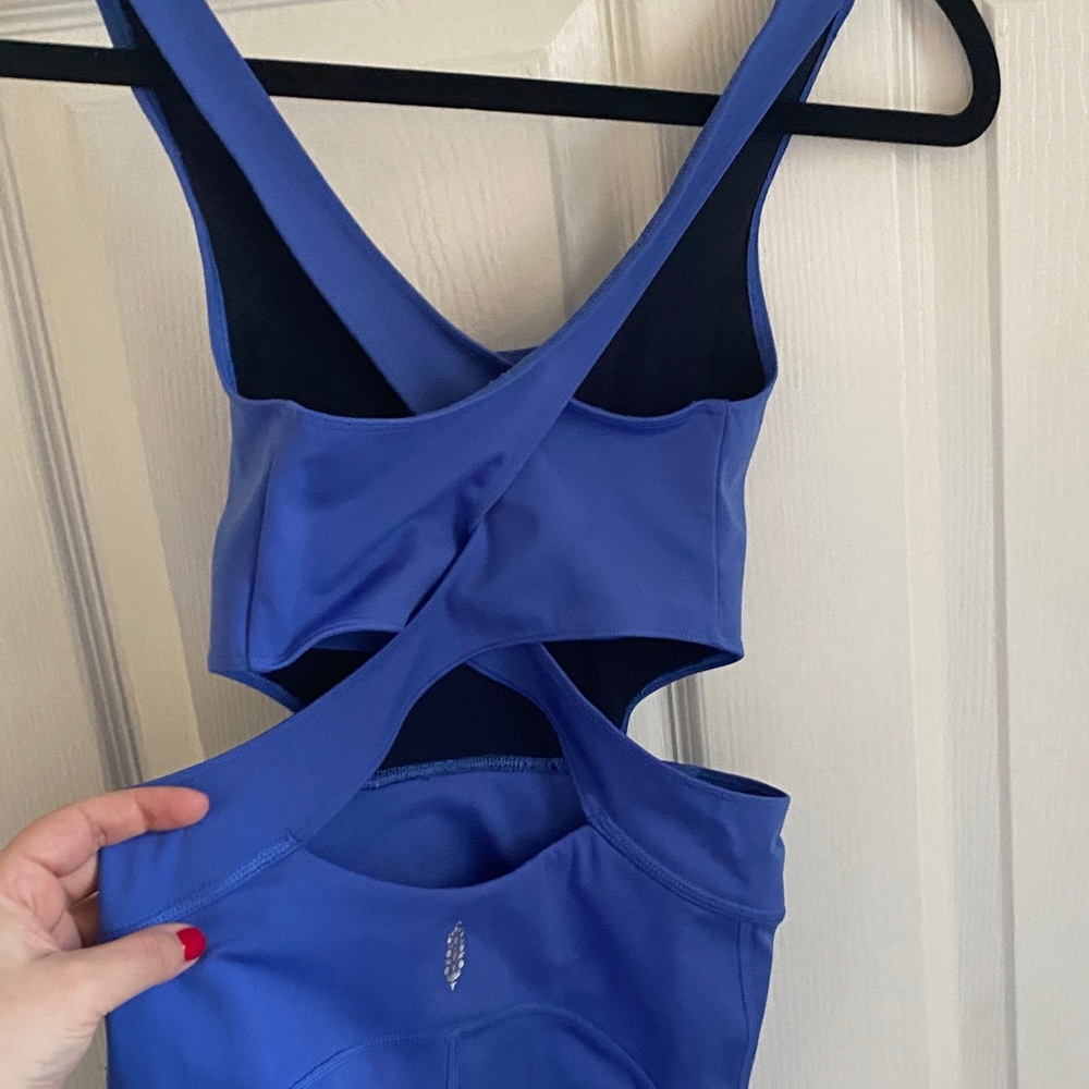 Free People Movement Back It Up One Piece Pool Blue XS - Picture 6 of 12